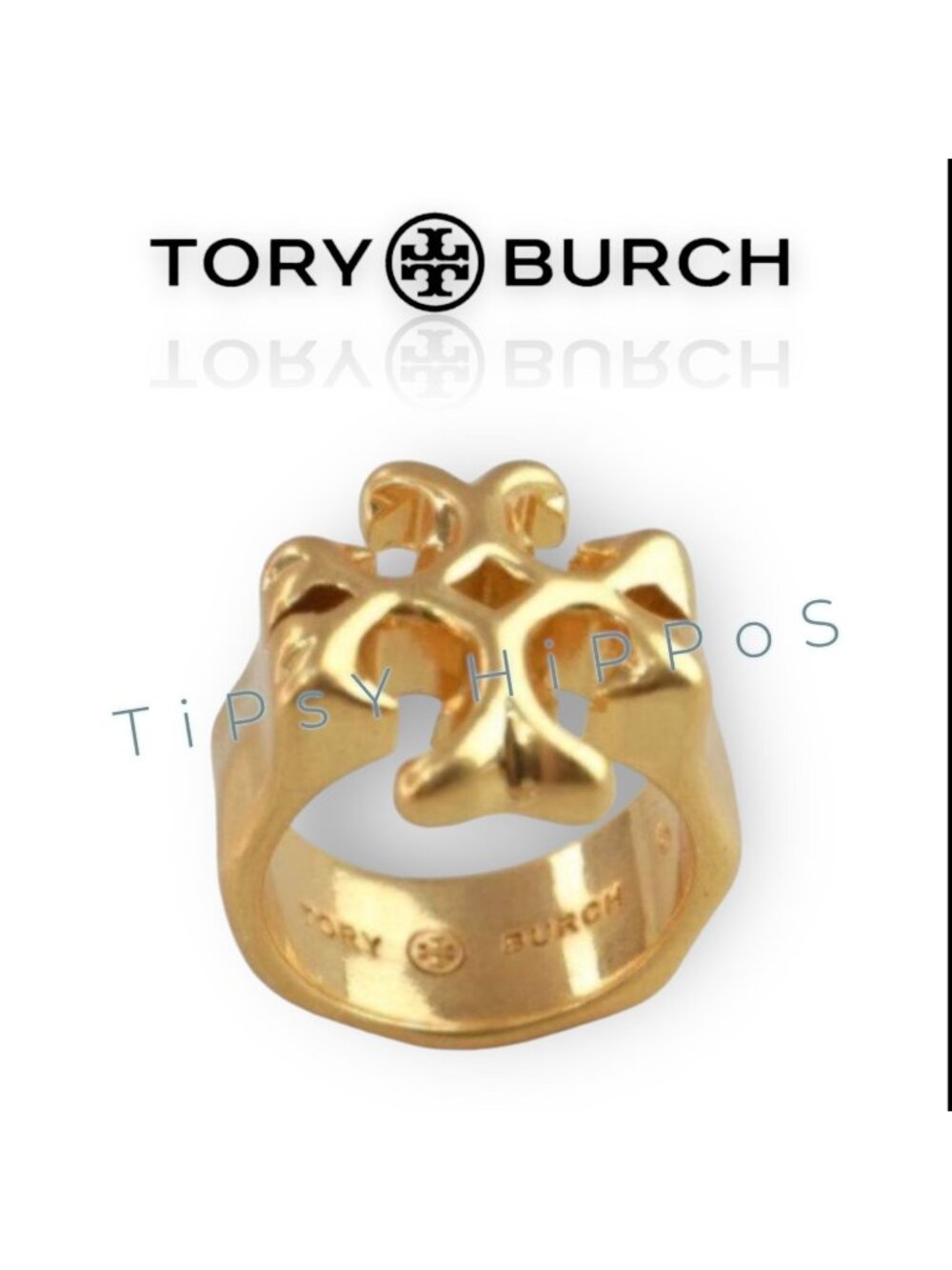 SIZE 6 - Tory Burch Roxanne Gold Ring